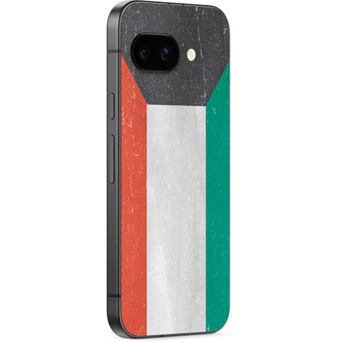 Kuwait Flag Distressed Google Pixel 9a Skin